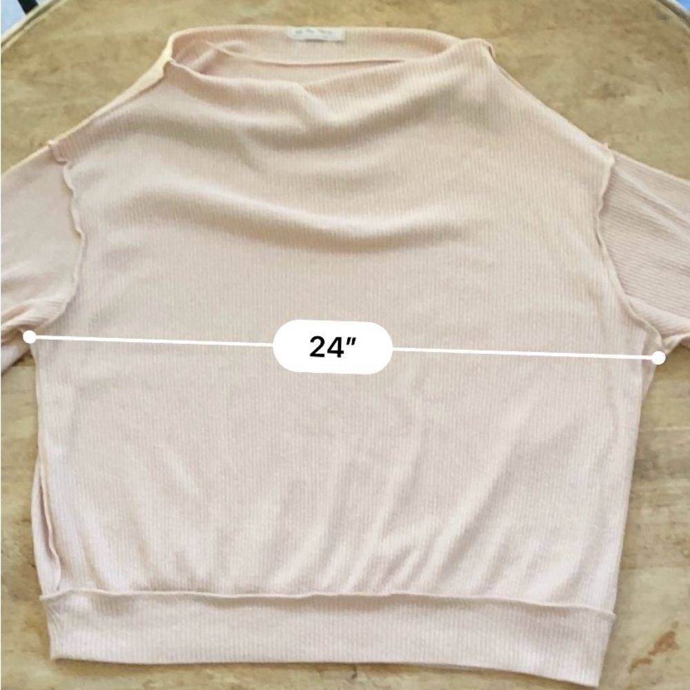 Free People|We The Free Women’s Sz XS‎ Main Squeeze Hacci Off The Shoulder Top - Picture 12 of 15